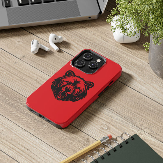 Freedom Life Blood Red Grizzly Tough Phone Case