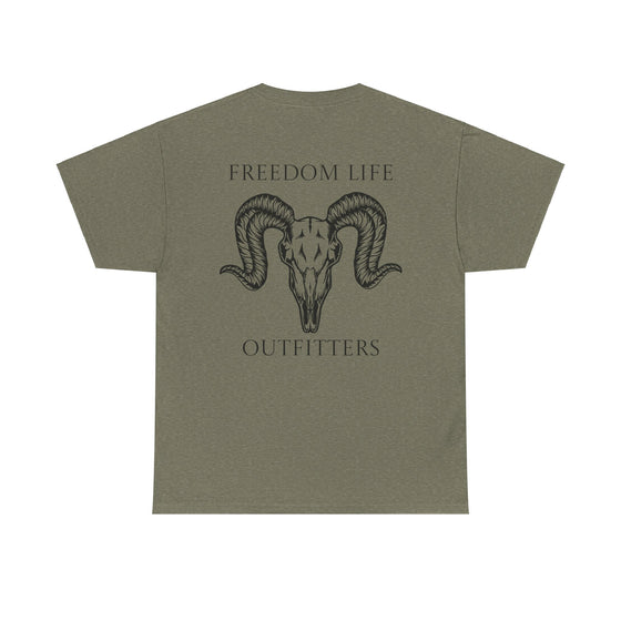 Freedom Life Ram Skull T-Shirt