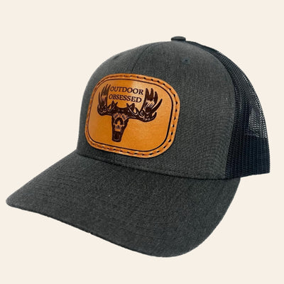 Lather Patch Hat, Snapback Hats, Richardson 112, Hunting Hats, Hunting, Hunting Gear, Hunting Clothing, Leather Patches, Custom Leather Patch Hats, Hunting, Handmade, American Made, Leather.