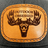 Lather Patch Hat, Snapback Hats, Richardson 112, Hunting Hats, Hunting, Hunting Gear, Hunting Clothing, Leather Patches, Custom Leather Patch Hats, Hunting, Handmade, American Made, Leather, Moose Hunting, Moose, Moose Hunting Hat