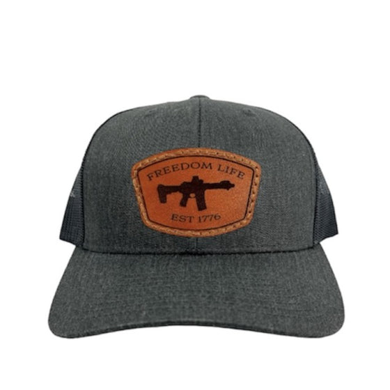 Freedom Life™ AR-15 Leather Patch Hat