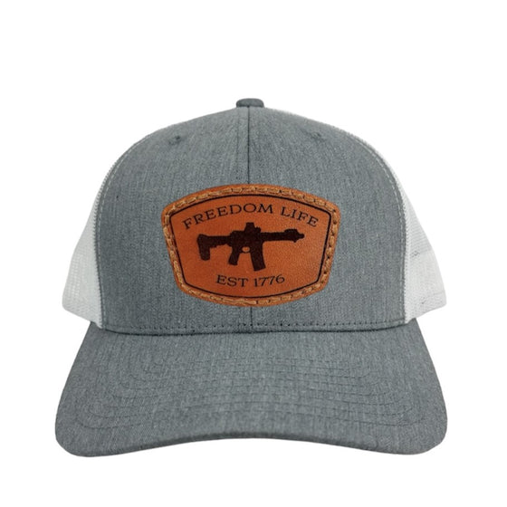 Freedom Life™ AR-15 Leather Patch Hat