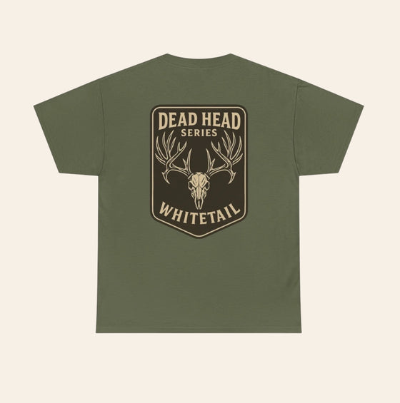 Dead Head Series Whitetail Deer Skull T-Shirt