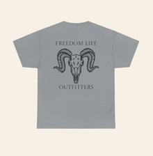  Freedom Life Ram Skull T-Shirt